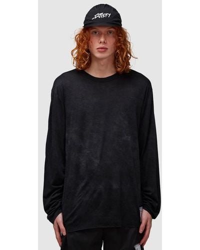 Satisfy Cloudmerino Long Sleeve T-shirt - Black