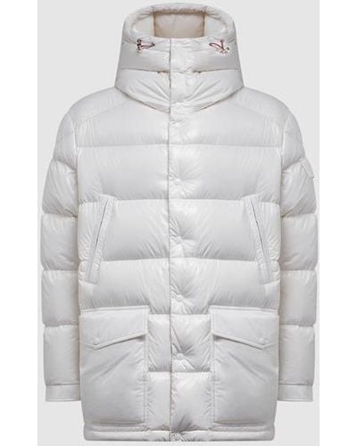 Moncler Chiablese Long Parka Jacket - Gray