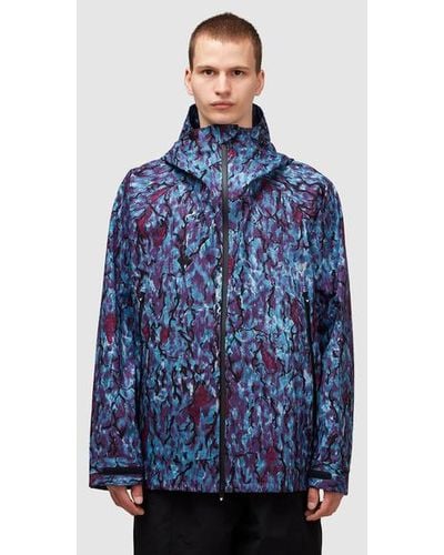South2 West8 Weather Effect Jacket - Blue