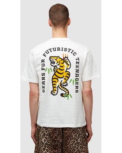 Human Made Pocket #2 Back Tiger Print T-shirt - White