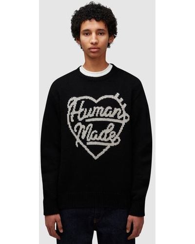 Human Made Low Gauge Knit Sweater - Black