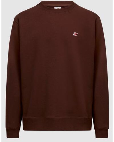 New Balance Made In Usa Sweatshirt - Brown