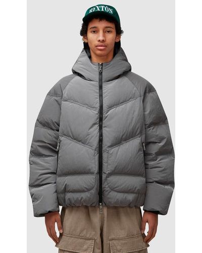 Cole Buxton Hooded Insulated Jacket - Grey