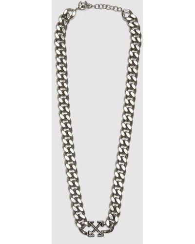 Off-White c/o Virgil Abloh Arrow Chained Necklace - Metallic