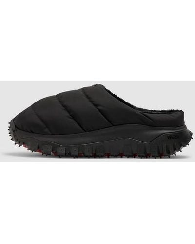 Moncler Genius X 1017 Alyx 9Sm Puffer Trail Slides Shoe - Black