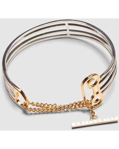 Aries Column Bracelet - Metallic