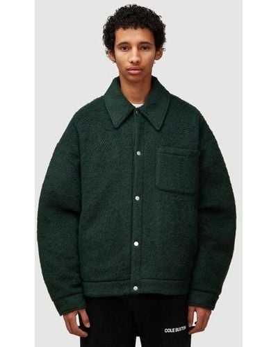 Cole Buxton Wool Overshirt - Green