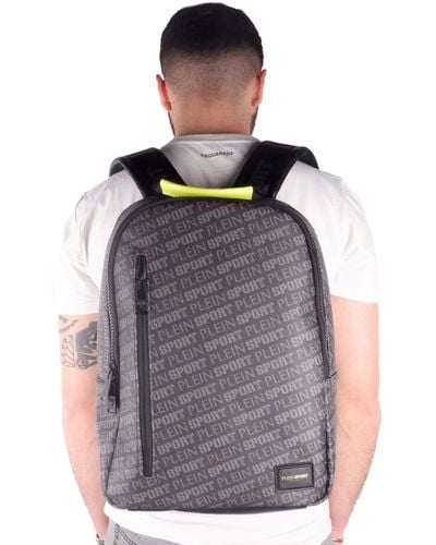 Philipp Plein Polyamide Backpack - Gray
