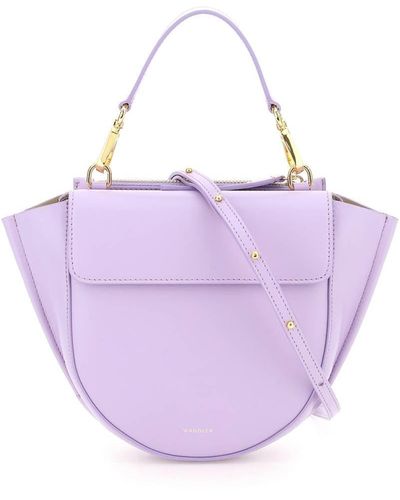 Wandler Hortensia Mini Leather Bag - Purple