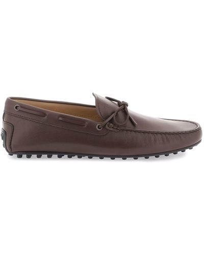 Tod's 'City Gommino' Loafers - Brown