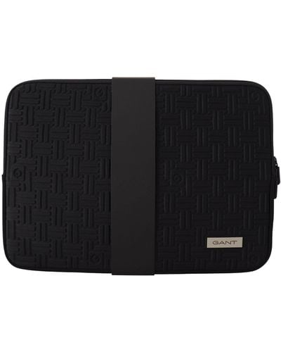 GANT Sleek Neoprene Laptop Sleeve - Black