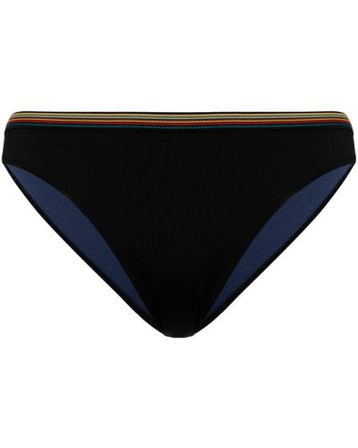 Paul Smith Signature Stripe Bikini Bottoms - Black