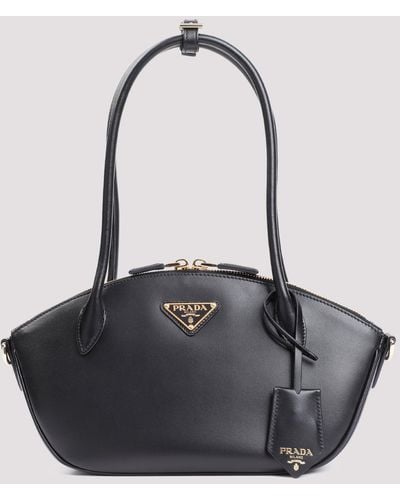 Prada Black Calf Leather Handbag