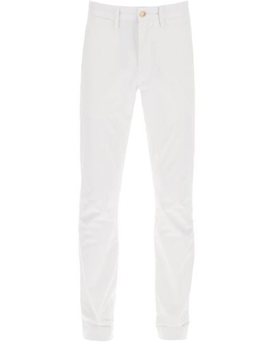 Polo Ralph Lauren Chini Trousers In Cotton - White