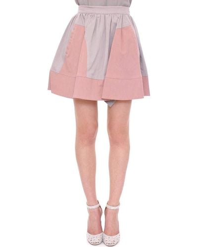 Comeforbreakfast Mini Short Pleated Skirt - Pink