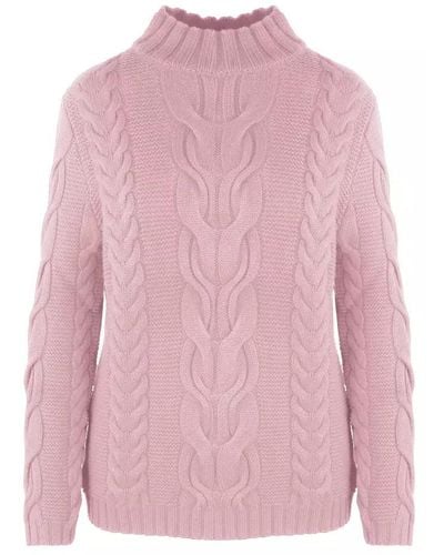 Malo Pink Wool Sweater