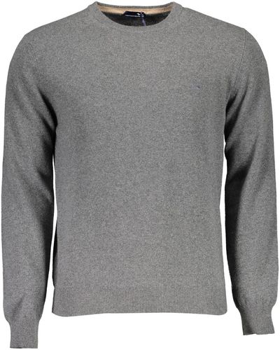 Harmont & Blaine Gray Wool Sweater