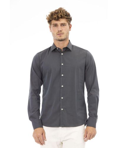 Baldinini Cotton Shirt - Grey