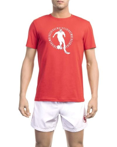 Bikkembergs R E D Beachwear T-shirt - Red