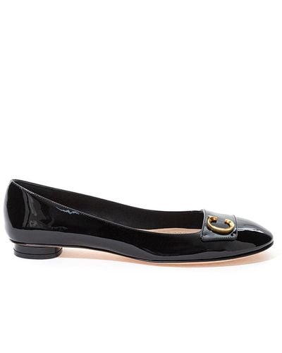 Dior Ballerina Patent Leather 'C'Est ' Shoes - Black