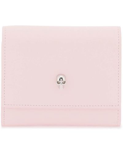 Alexander McQueen Trifold Wallet - Pink