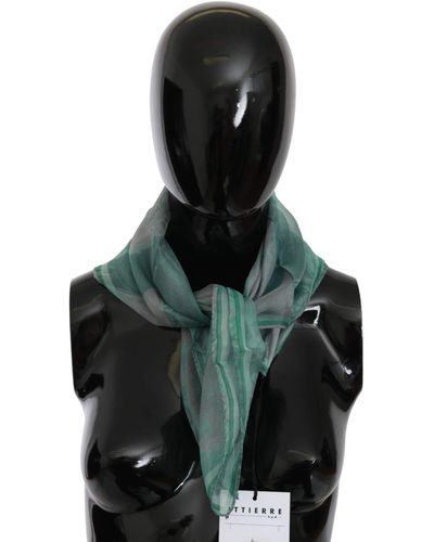 CoSTUME NATIONAL Elegant Silk Printed Scarf - Black