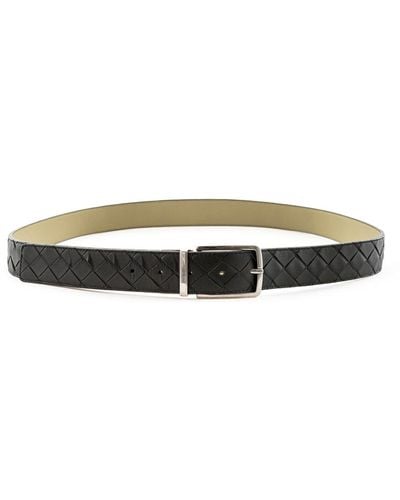 Bottega Veneta Intreccio Leather Belt - Multicolour