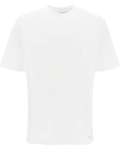 Filson T Shirt Pioneer Solid One Pocket - White