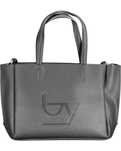 Byblos Chic Dual-Handle Printed Handbag - Grey