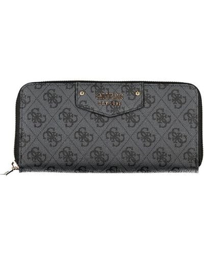 Guess Chic Eco Wallet With Contrasting Details - Grey