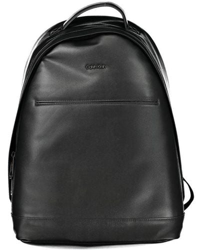 Calvin Klein Chic Urban Backpack With Sleek Functionality - Black