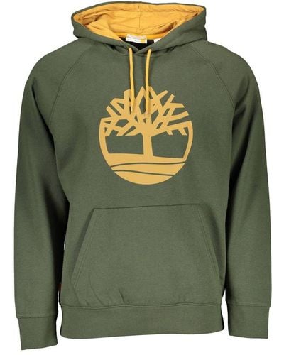 Timberland Hooded Sweatshirt With Contrast Detail - Green