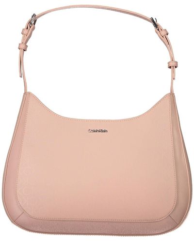 Calvin Klein Polyester Handbag - Pink