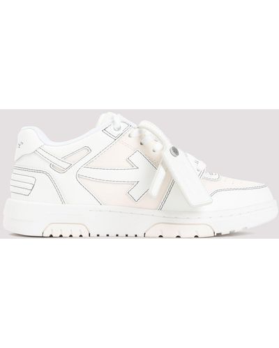 Off-White c/o Virgil Abloh White And Cream Out Of Office Trainers