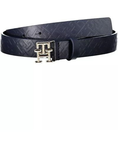 Tommy Hilfiger Leather Belt - Blue