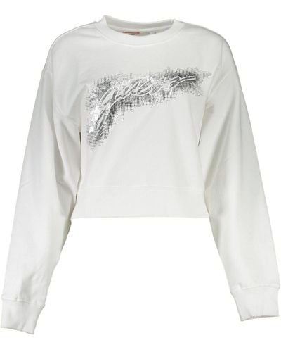 Guess Cotton Jumper - White