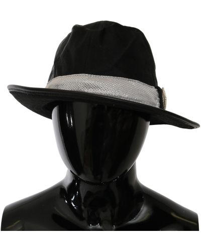 CoSTUME NATIONAL Classic Wide Brim Floppy Hat Black Hat20000