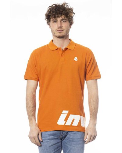 INVICTA WATCH Orange Cotton Polo Shirt