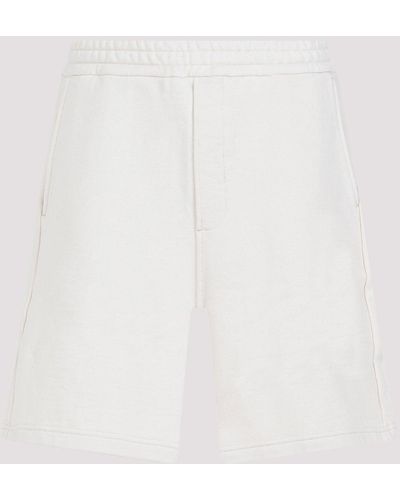 Prada White Cotton Bermuda Shorts