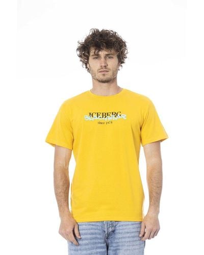Iceberg Cotton T-shirt - Yellow