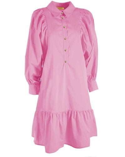 Yes-Zee Cotton Dress - Pink