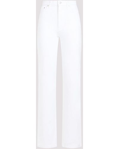 Fabiana Filippi White Cotton Trousers