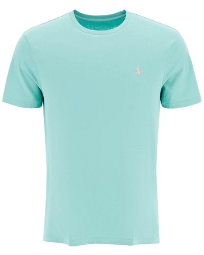 Polo Ralph Lauren Custom Slim Fit T-Shirt With Logo - Blue