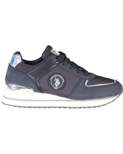 U.S. POLO ASSN. Blue Polyester Trainer