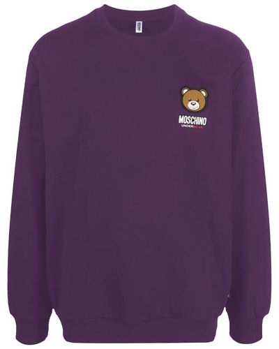 Moschino Cotton Jumper - Purple