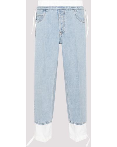 Craig Green Light Blue Cropped Jeans
