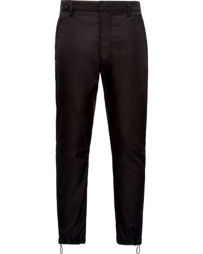 Prada Re-nylon Cropped Trousers - 46 Nero - Black