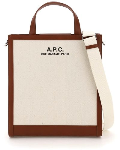 A.P.C. Large 'camille' Tote Bag - Multicolor