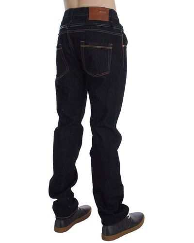 Acht Cotton Regular Straight Fit Jeans - Blue