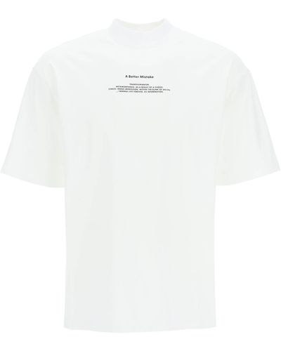 A BETTER MISTAKE Glitch T-shirt - White